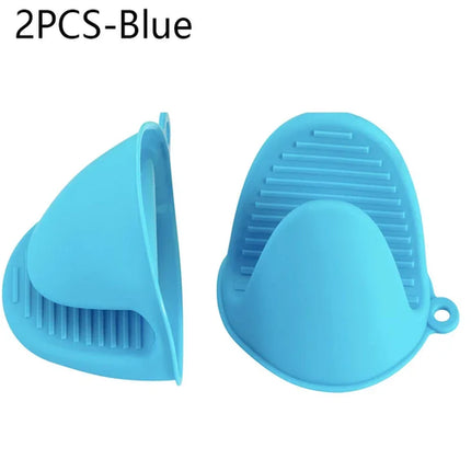 2PCS Oven Mitts Silicone Oven Glove Heat Resistant Pinch Mitts Anti