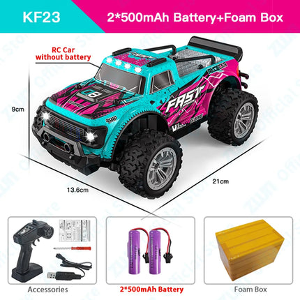 ZWN 1:16/1:20 2.4G Model RC Car With LED Light 2WD Off-road Remote