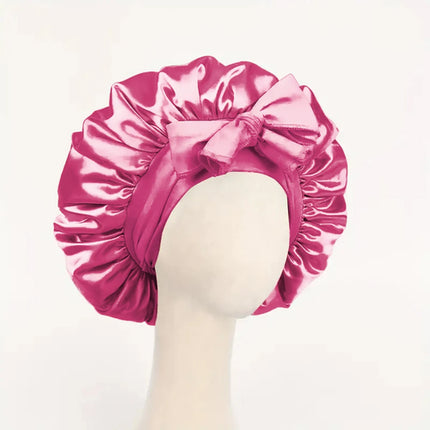 Satin Bonnet Silk Bonnet Adjustable Bonne For Sleeping Hair Bonnet
