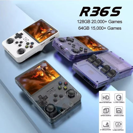 NEW R36S Retro Video Game Console Linux System 3.5 Inch IPS Screen