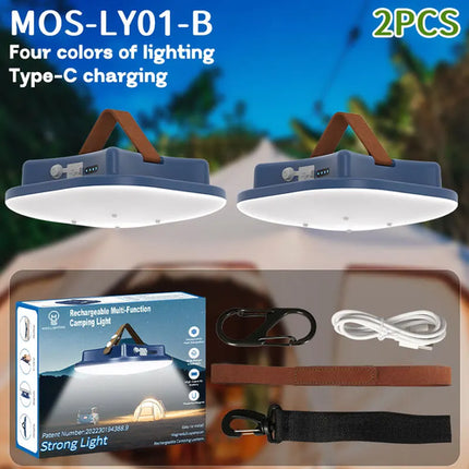 MOSLIGHTING 80W Camping Lantern Portable Flashlights Rechargeable