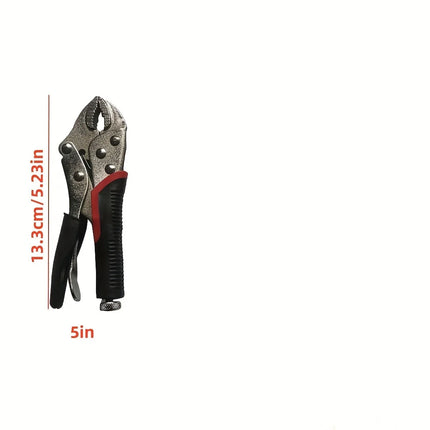 5inch Locking Pliers Lock Pliers Curved Jaw Pliers Straight Long Nose