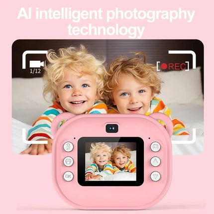 Children Digital Camera Instant Print for Kids Thermal Print Camera