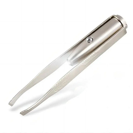 1pc Portable Stainless Steel Smart Design Eyebrow Hair Remove Tweezer