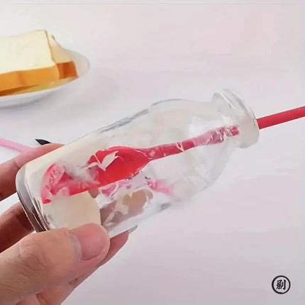 3-Piece Mini Silicone Spatula Set - Heat Resistant, Multiple Sizes for