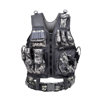 Adjustable Molle Tactical Vest Combat Body Armor Vests Security Guard