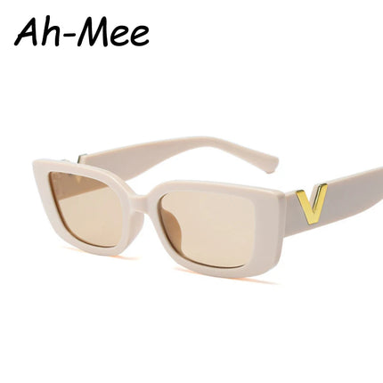 Fashion Rectangle Sunglasses Women Luxury Brand Vintage Small Frame