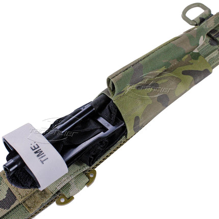 Tactical Tourniquet Holder Elastic TQ Organizer Battle Belt Mounted