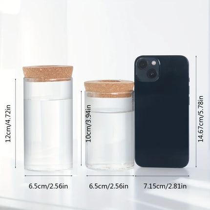 1pc, Hydroponics Plants Desktop Glass Planter Vase For Home