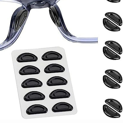 5pairs Eyeglasses Anti Slip Nose Pads Soft Silicone Adhesive Glasses
