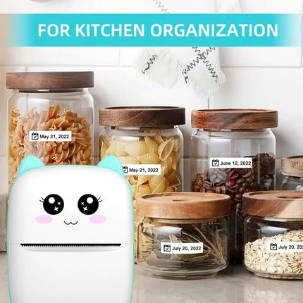 Mini-printer, Thermal Printer Ink-free Portable Sticker Printer