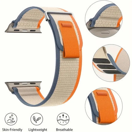 Nylon Trail loop correa For Apple Watch Ultra 2 Band 49mm 45mm 44mm