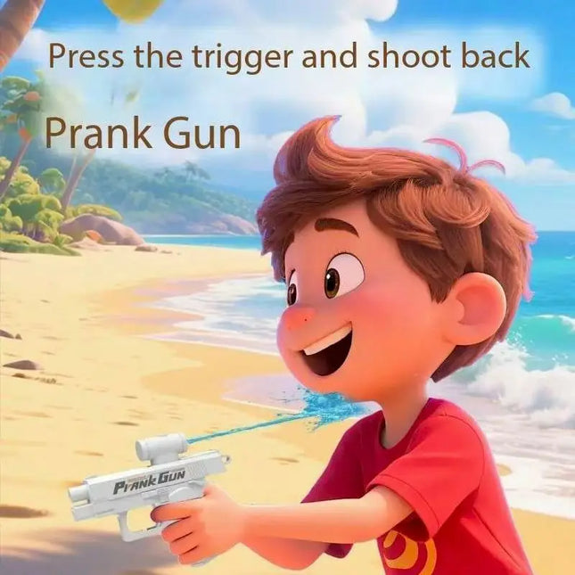 New Outdoor Portable EDC Double-sided Reverse Water Gun Prank Reverse