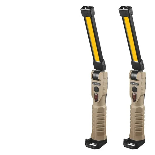 Portable Fold LED Flashlight Strong Magnet COB Working Light Type C