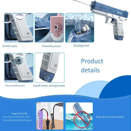 Automatic Electric Water Gun 500cc Large Capacity Super Strong