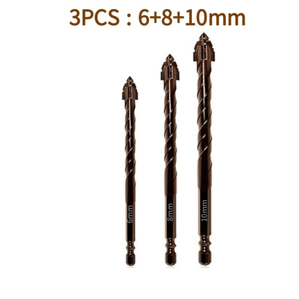 10/7PCS Serrated Drill Bits Set High Strength Special Serrated Twist