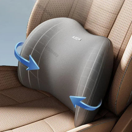 Car Headrest Lumbar Support Memory Cushion Foam Vertebral Lumbar Auto