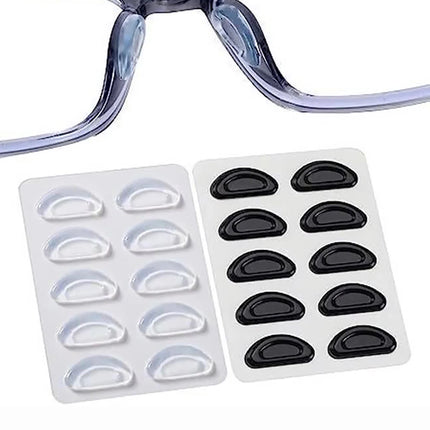 5pairs Eyeglasses Anti Slip Nose Pads Soft Silicone Adhesive Glasses