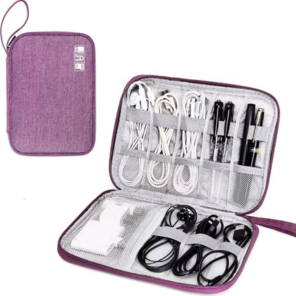 NNBILI Cable Storage Bags System Kit Case USB Charger Data phone