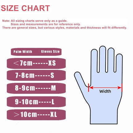 50PCS Pink Nitrile Gloves Disposable Powder Free Household Cleaning