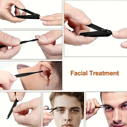 7-24pcs Professional  Nail Clippers Kit - Ultra Sharp Fingernail and