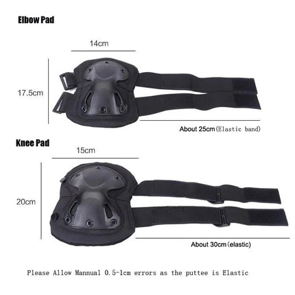 Tactical Knee Pad Support Elbow Protector CS Military Army Airsoft