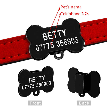 Engraved Tags Small Dogs | Small Pet Id Tag Engraved | Dog Collar Tag