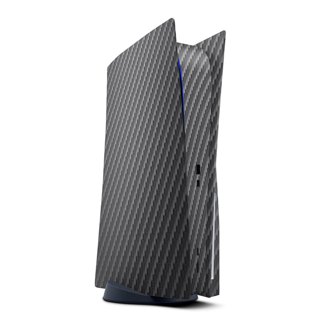 Textured Black Carbon Fiber - Full Body Skin Decal Wrap Kit for Sony