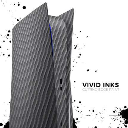 Textured Black Carbon Fiber - Full Body Skin Decal Wrap Kit for Sony