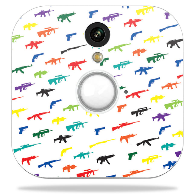 MightySkins BLHOSE-Fun Guns Skin Decal Wrap for Blink Home Security Ca