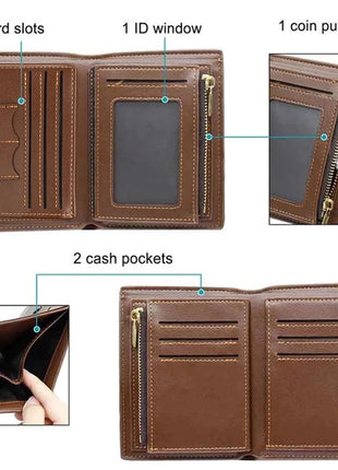 New Custom Wallets Men High Quality PU Leather Engraved Name Wallets