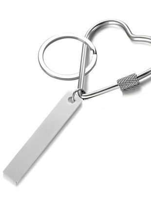 Custom Phone Number Logo Name Keychain Women Men Car Key Ring Laser