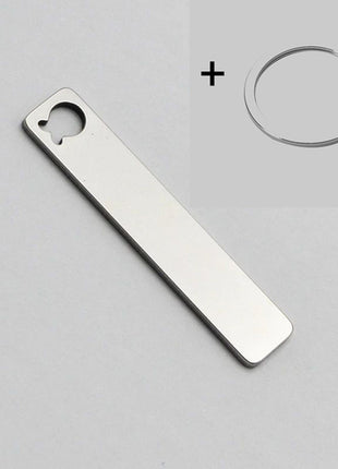 Custom Phone Number Logo Name Keychain Women Men Car Key Ring Laser