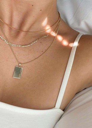 2021 New Stylish Hiphop Personal Engraved Letter Message Square