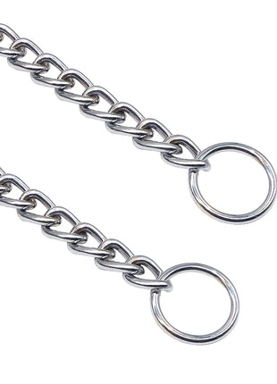 Personalized Pet Dog Chain Choke Collar Pets Training Engraved ID Slip