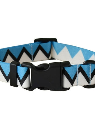15 Kinds Of Color Nylon Printed Dog Collar Adjustable Collar For Dogs