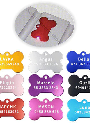 2pcs Personalized Engraving Anti-lost Dog Id Tag Identification