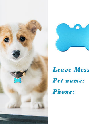 2pcs Personalized Engraving Anti-lost Dog Id Tag Identification