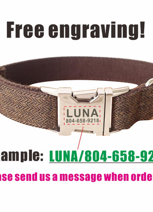 Personalized Dog Collar Customized Pet Collars Free Engraving Id Name