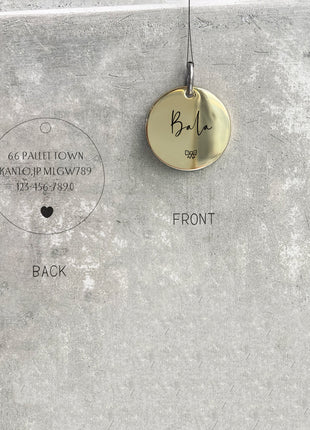 Personalized Cat Dog ID Tag MW007 Name with Cute Symbols Engraved