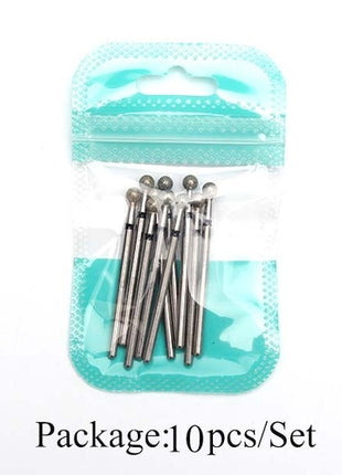 10pcs Diamond Milling Cutter Nail Drill Bits Set For Manicure