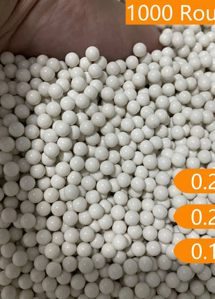 1000 Rounds Airsoft BB Balls 6mm 0.25g/0.2g/0.12g Paintball BB Bullets