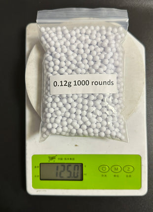 1000 Rounds Airsoft BB Balls 6mm 0.25g/0.2g/0.12g Paintball BB Bullets