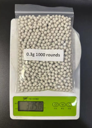 1000 Rounds Airsoft BB Balls 6mm 0.25g/0.2g/0.12g Paintball BB Bullets