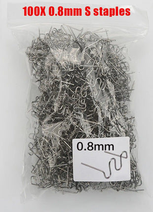 Hot Stapler Welding Kit - 100-600Pcs Precut Wave Nails for Auto