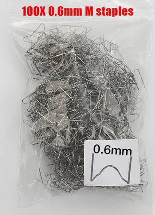Hot Stapler Welding Kit - 100-600Pcs Precut Wave Nails for Auto