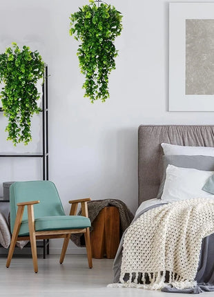 Eucalyptus Leaf Artificial Plant Vine Hanging Green Fake Plant for