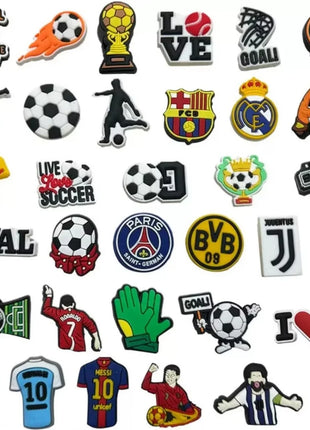 PVC Basketball Football Volleyball Series Shoe Charms for Women Men