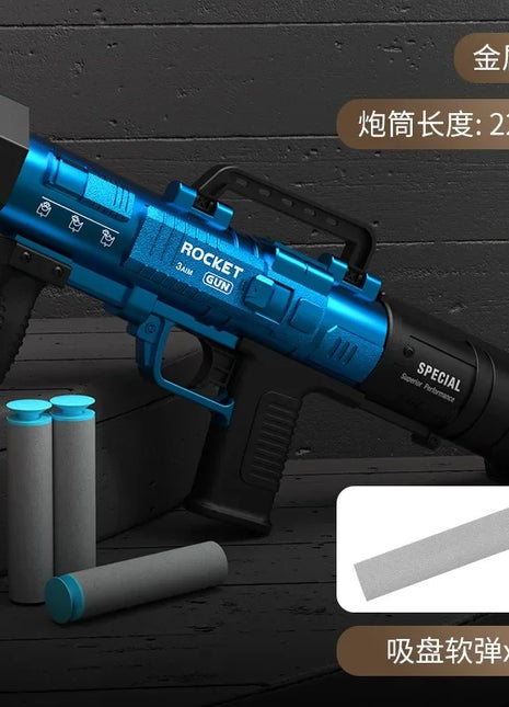 Children'S Rpg Rocket Launcher Soft Bullet Gun Toy Gun Boy Simulation
