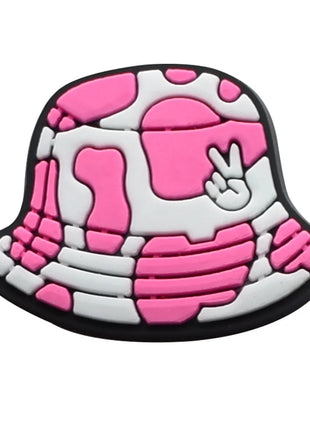 Hot Sales 1Pcs Pink Shoe Charms for Crocs Accessories Pin Shoe